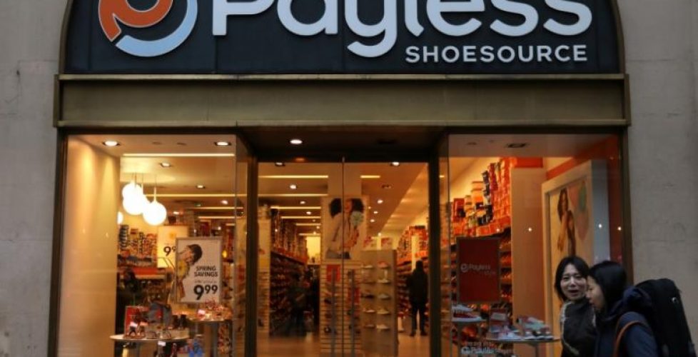 A Payless ShoeSource store is pictured in the Manhattan borough of New York